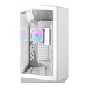 Darkflash DY470 računalna futrola (bijela) + 4 ventilatora + GPU nosač