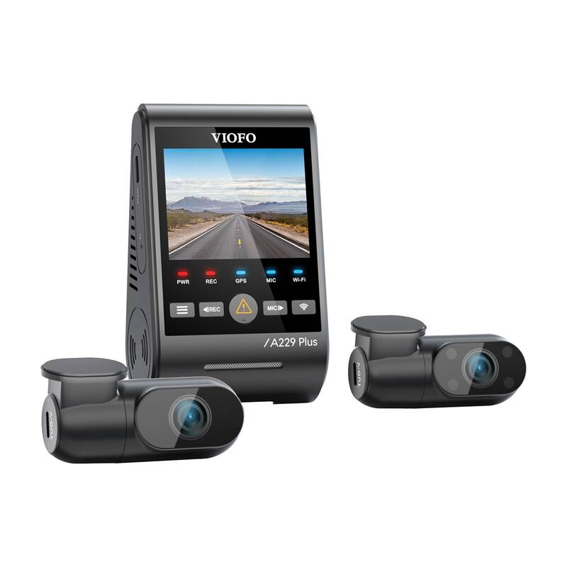 Viofo a229 plus 3ch 2k + 1080p wifi, gps