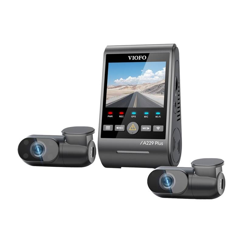 Viofo a229 plus 3ch 2k + 1080p wifi, gps