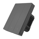 Smart WiFi zidni prekidač Sonoff M5-3C-80 (3-kanal, za okvir, grafit)