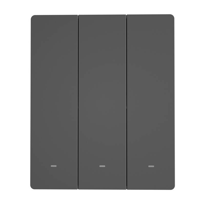 Smart WiFi zidni prekidač Sonoff M5-3C-80 (3-kanal, za okvir, grafit)