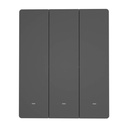 Smart WiFi zidni prekidač Sonoff M5-3C-80 (3-kanal, za okvir, grafit)