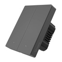 Smart WiFi Wall Switch Sonoff M5-2C-80 (2-kanal, za okvir, grafit)