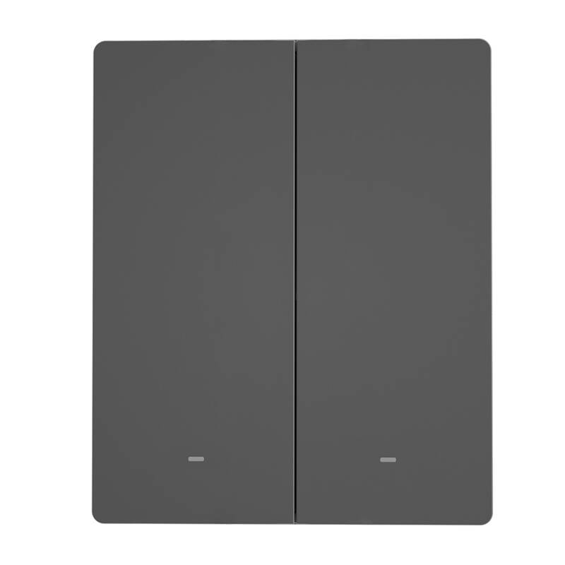 Smart WiFi Wall Switch Sonoff M5-2C-80 (2-kanal, za okvir, grafit)