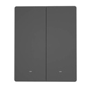 Smart WiFi Wall Switch Sonoff M5-2C-80 (2-kanal, za okvir, grafit)