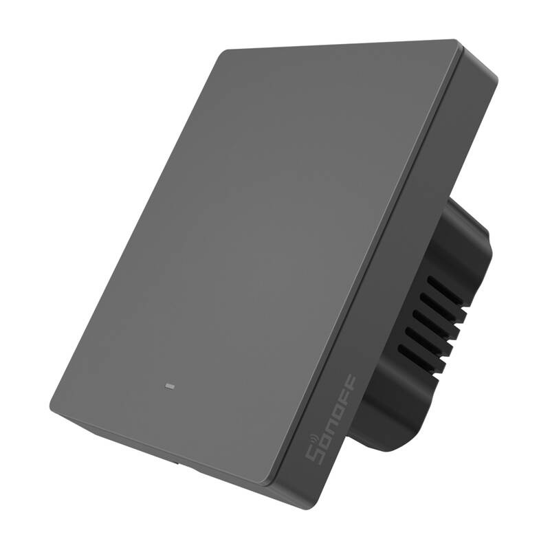 Smart WiFi zidni prekidač Sonoff M5-1C-80 (1-kanal, za okvir, grafit)