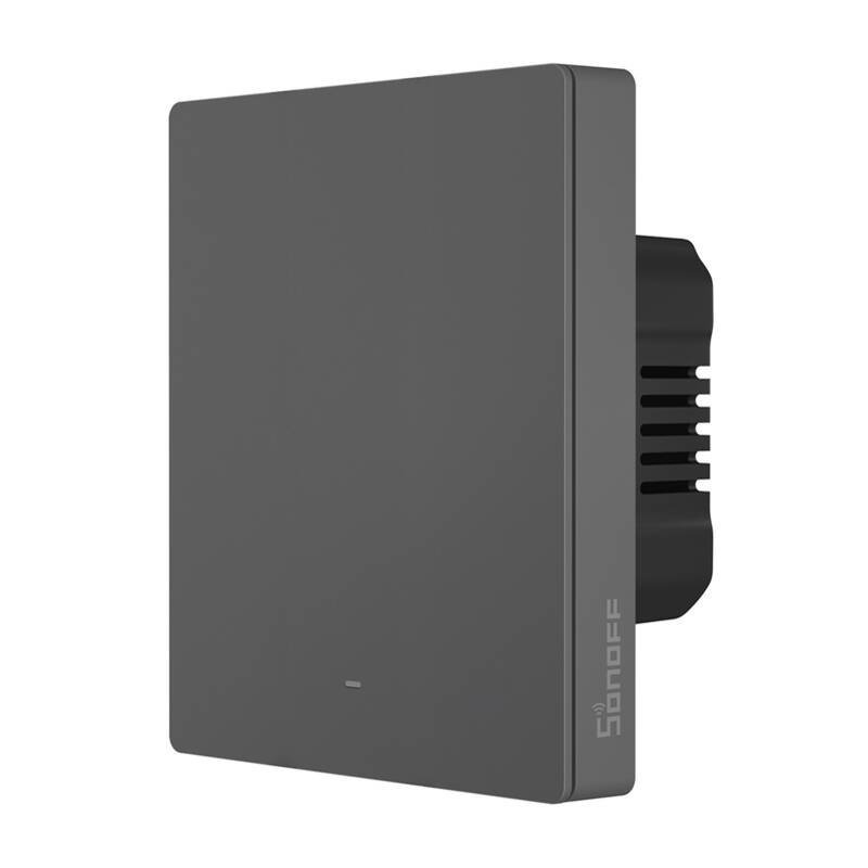 Smart WiFi zidni prekidač Sonoff M5-1C-80 (1-kanal, za okvir, grafit)