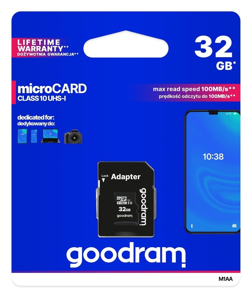 Memorijska kartica Goodram microSD 32GB (M1AA-0320R12)