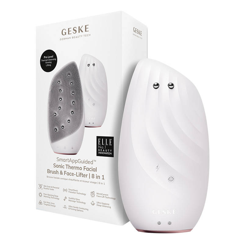 Sonic Thermo četkica za lice i lifter lica 8in1 Geske s aplikacijom (Starlight)