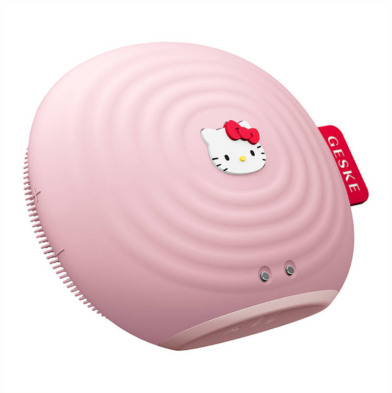 Čišćenje lica Sonic četkica 4in1 Geske s aplikacijom (Hello Kitty Pink)