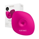 Četkica za čišćenje lica 4in1 s ručkom Geske s aplikacijom (magenta)