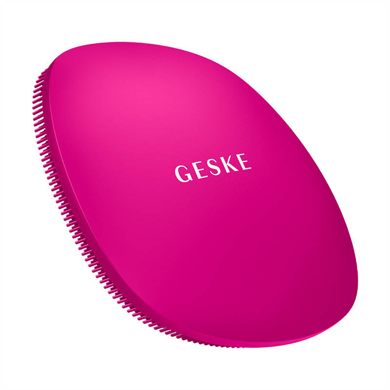 Četkica za čišćenje lica 4in1 Geske s aplikacijom (magenta)