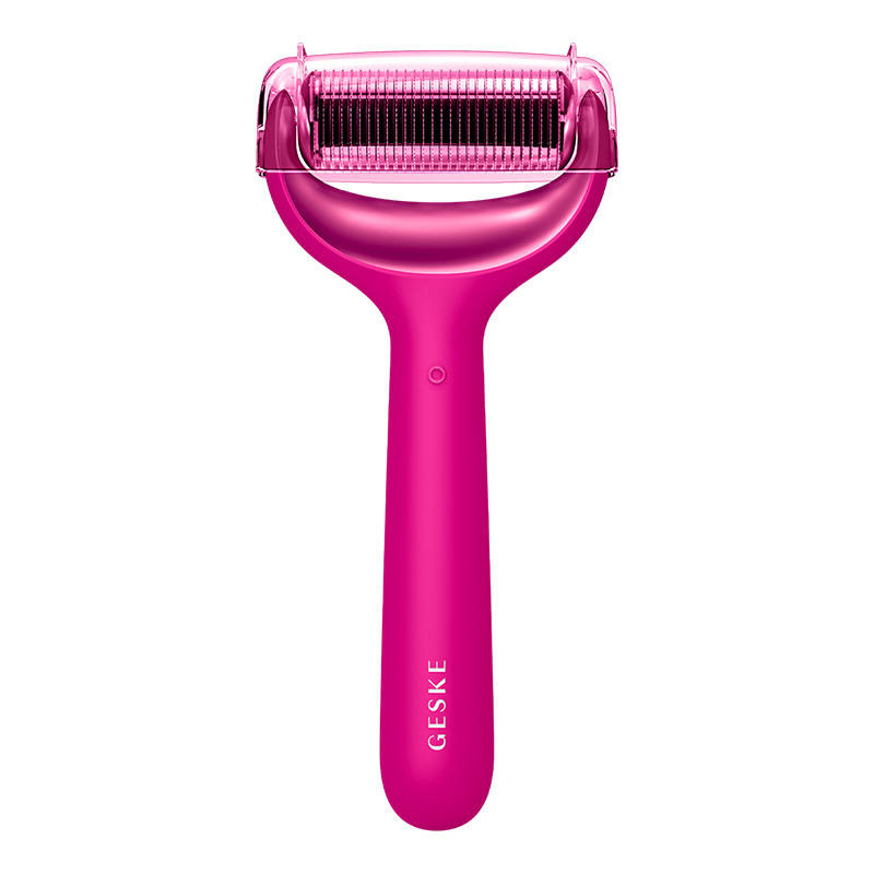 Microneedle lica i kalent za tijelo 9in1 Geske s aplikacijom (magenta)