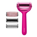 Microneedle lica i kalent za tijelo 9in1 Geske s aplikacijom (magenta)