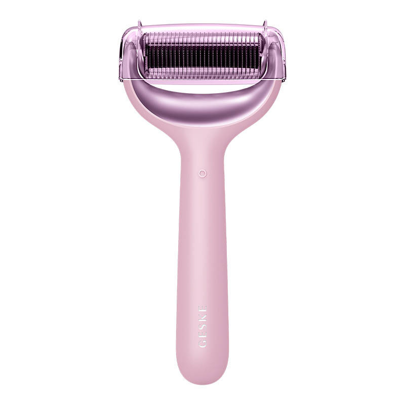 Microneedle Face & Body Roller 9in1 Geske s aplikacijom (ružičasto)