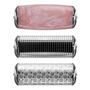 Microneedle Face & Body Roller 9in1 Geske s aplikacijom (ružičasto)