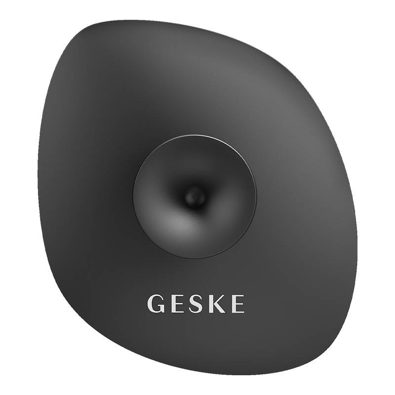 Četkica za čišćenje lica 4in1 s ručicom Geske s aplikacijom (siva)