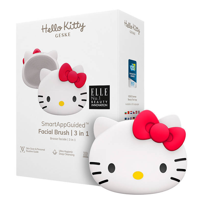 Četkica za čišćenje lica 3in1 Geske s aplikacijom (Hello Kitty Starlight)