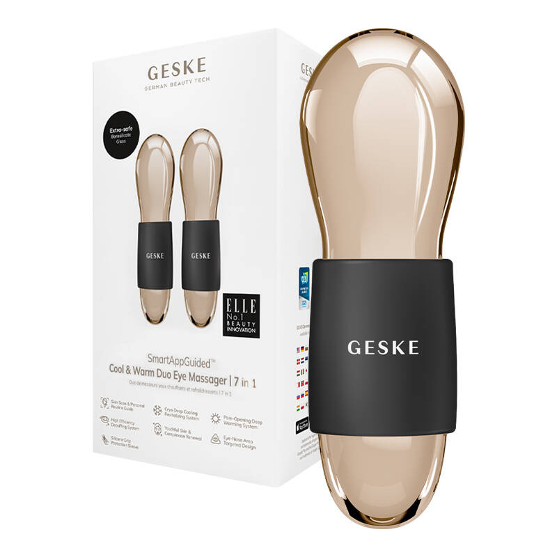Geske Cool & Warm Duo Massager Eye 7in1 (siva)