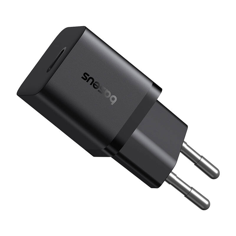 Brzi punjač baseus gan5 mini 1c, 25w (crno)