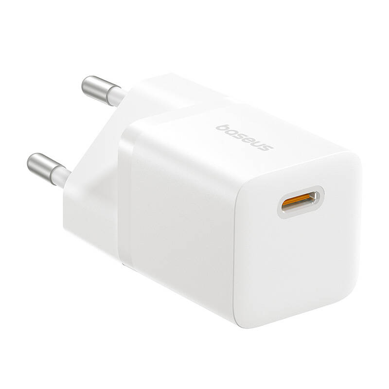 Brzi punjač baseus gan5 mini 1c, 25w (bijelo)