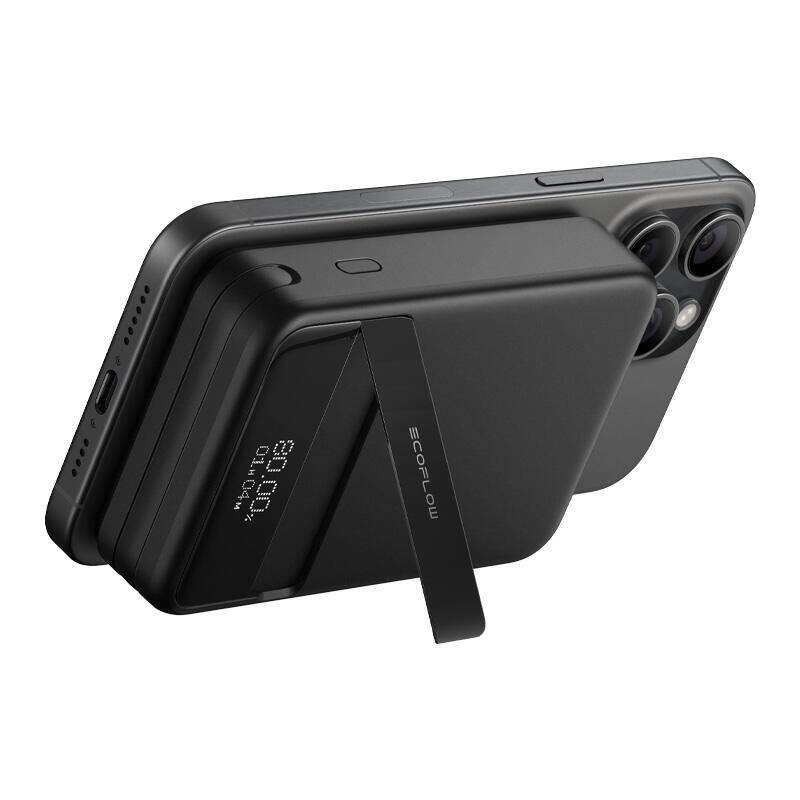 Ecoflow brza magnetska snaga, 10000mAh, (crna).