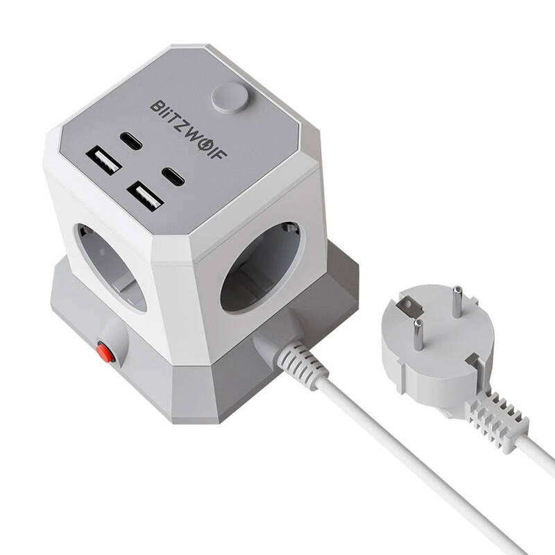 Blitzwolf BW-EC1 4XAC 2XUSB-A 2XUSB-C ekstender