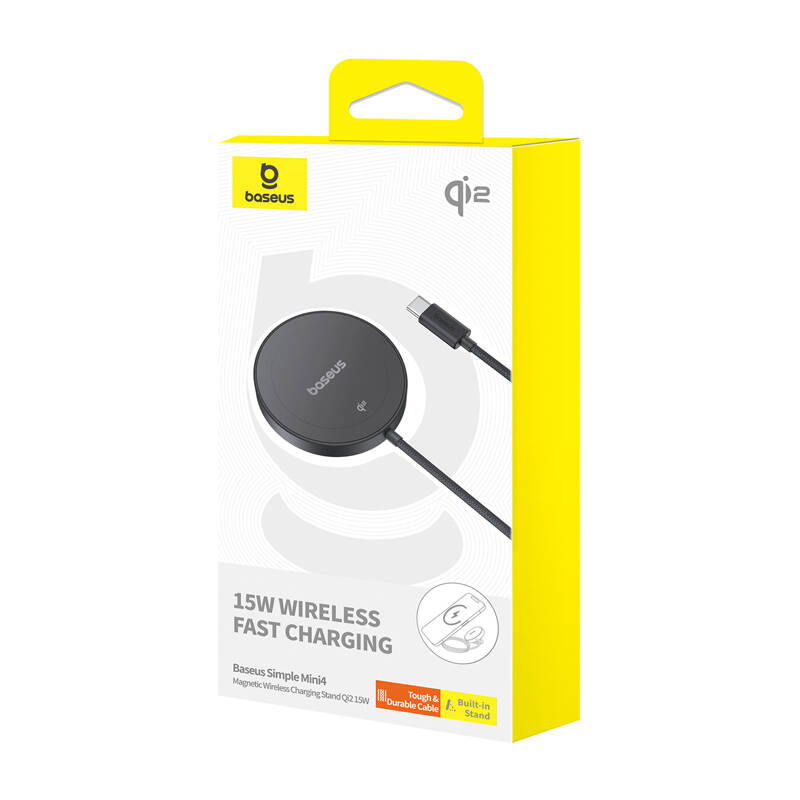 Baseus Simple Mini4 15W stalak za punjenje (crno)