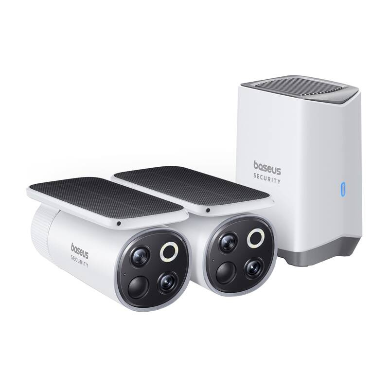 Baseus S1 Pro 3K Dual Outdoor Camera (bijela)