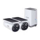Baseus S1 Pro 3K Dual Outdoor Camera (bijela)