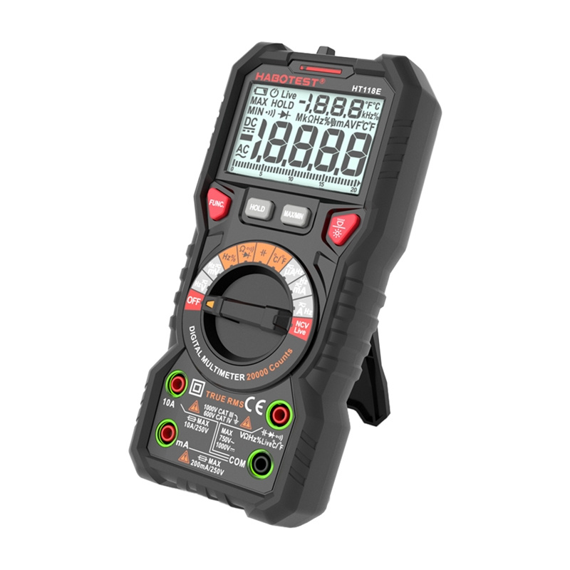 Habotest HT118E Univerzalni digitalni multimetar True RMS NCV