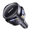 Baseus uživanje max punjača automobila s USB-C+USB-C kablovima 60W crni