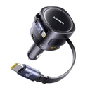 Baseus uživanje Max punjača automobila s USB-C+USB-C kablovima i USB-A+USB-C portovima 90W crni