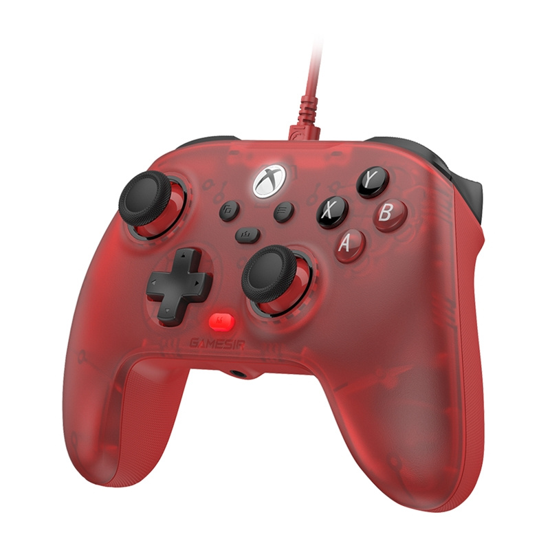 GamesIr T7 ožičeni kontroler (Maroon)