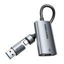 Adapter vente usb-a + usb-c do gigabit ethernet 0,15m