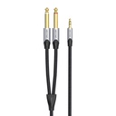 Audio kabel mini priključak od 3,5 mm do 2x priključak 6,35 mm muški vent barhk 8m
