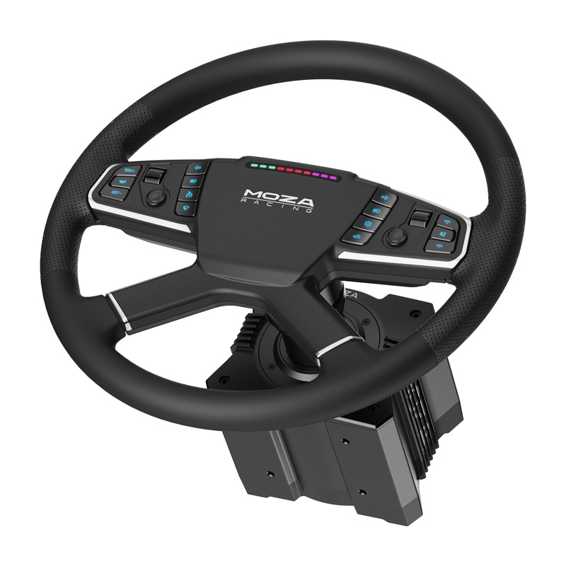 Gaming set - R5 Base + TSW kamion upravljač + SRP -Lite papučice + Moza Racing RS071 stezaljke (PC)