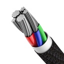 Baseus pleteni kabel visoke gustoće Type-C na Lightning, PD, 20 W, 1 m (crni)