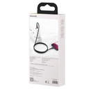 Baseus pleteni kabel visoke gustoće Type-C na Lightning, PD, 20 W, 1 m (crni)