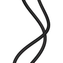 Baseus pleteni kabel visoke gustoće Type-C na Lightning, PD, 20 W, 2 m (crni)
