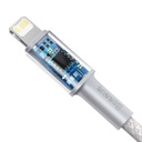 Baseus pleteni kabel visoke gustoće Type-C na Lightning, PD, 20 W, 1 m (bijeli)