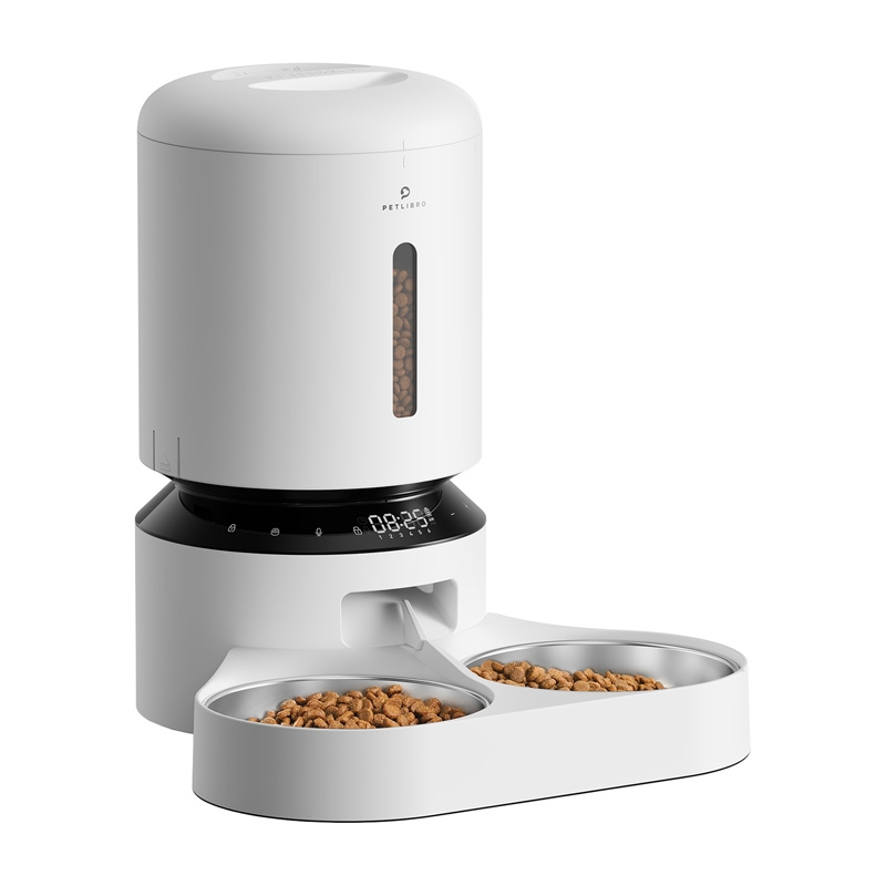 PETLIBRO GRANARY FOOD COEDENTOR s dvostrukom zdjelom 5L (bijelo)