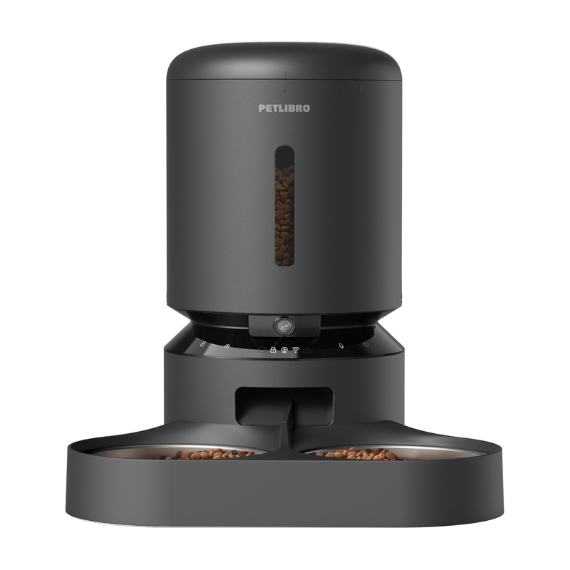 Petlibro Granary Camera Dissunzer s dvostrukom zdjelom, 5L (crna)