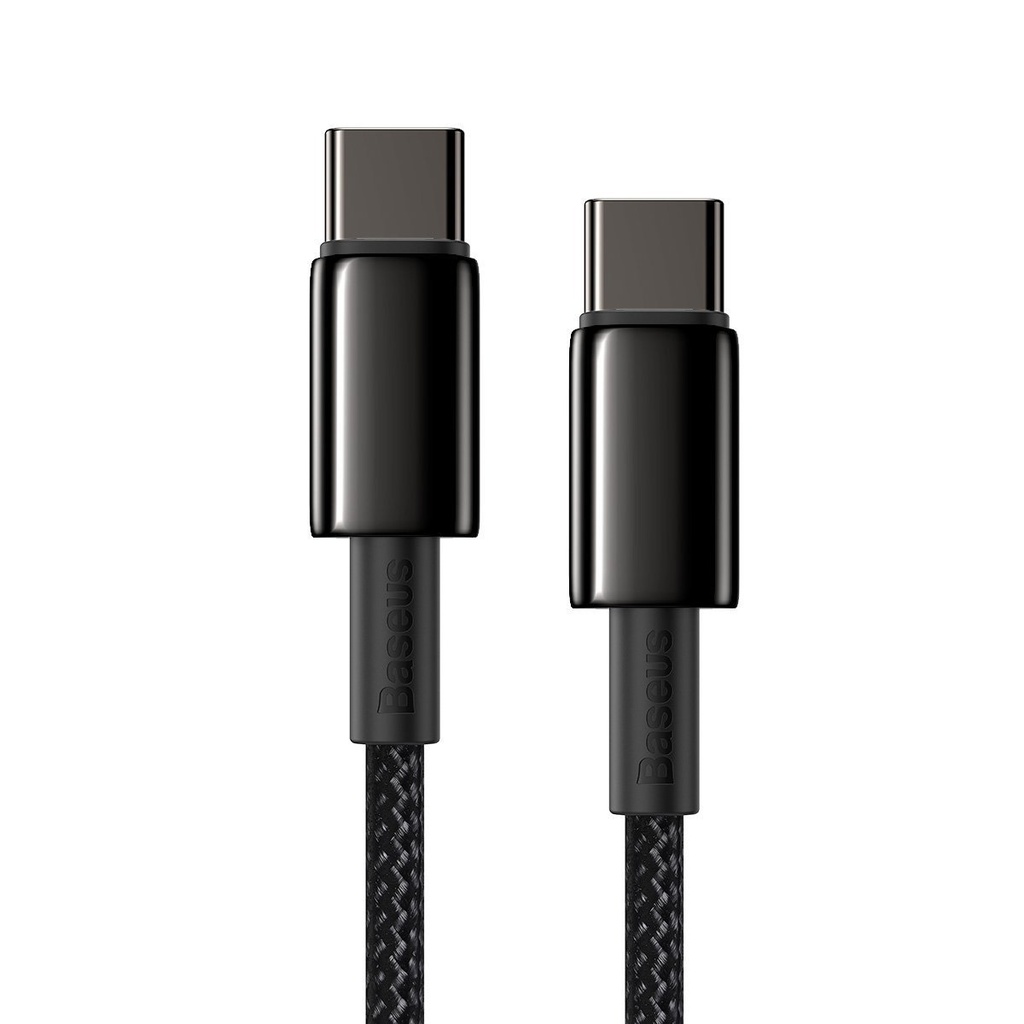 Baseus Tungsten Gold Cable Type-C to Type-C 100W 2m (crni)