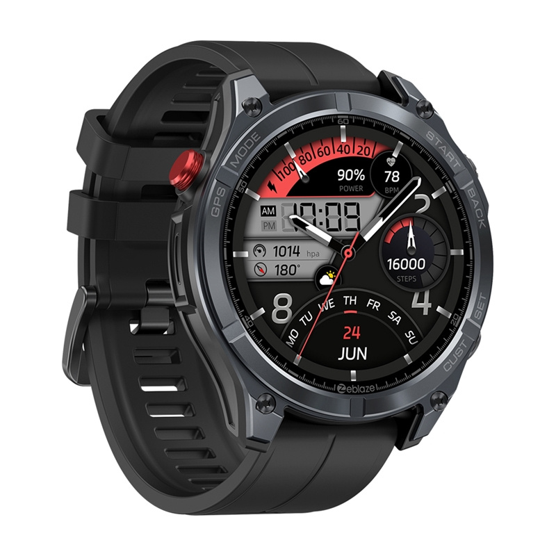 ZEBLAZE STRATOS 4 Smartwatch (Black)