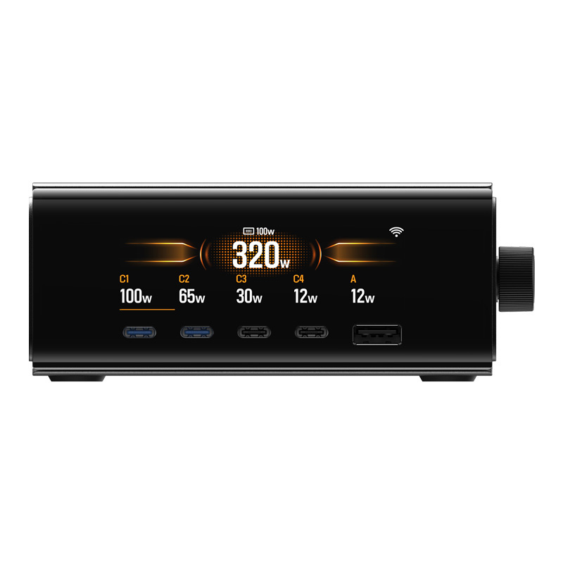 Priključna stanica EcoFlow Rapid Pro 320W, 4xUSB-C, 1xUSB-A, GAN