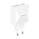 GAN FONENG EU50 punjač, 35W 2X USB-C TIPE-C do munje (bijelo)