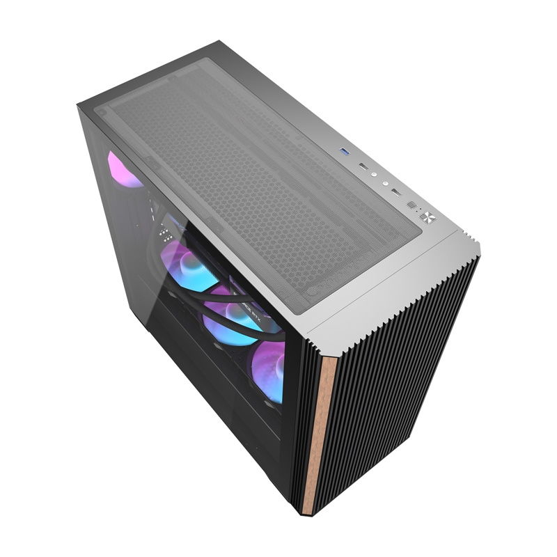 Darkflash DS900WS računalna futrola (crno) + 4 obožavatelja