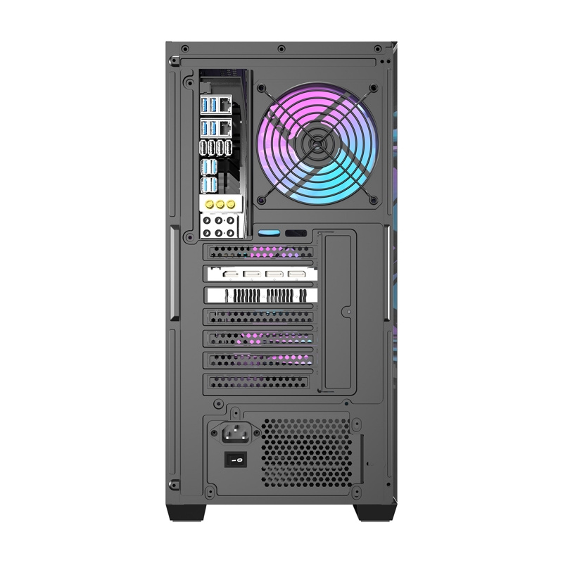 Darkflash DS900WS računalna futrola (crno) + 4 obožavatelja