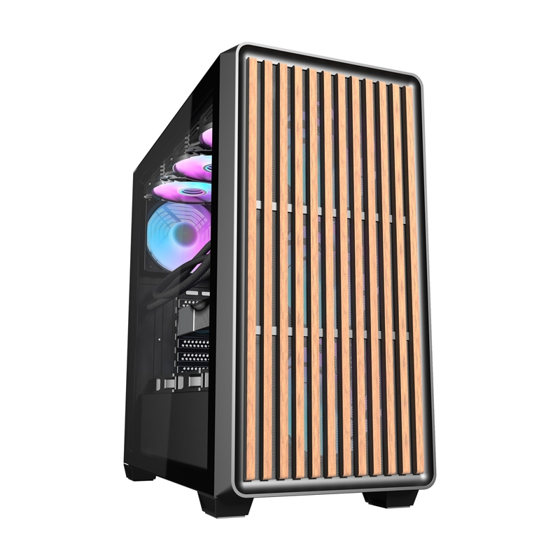 Darkflash DS900WD računalna futrola (crno) + 4 obožavatelja